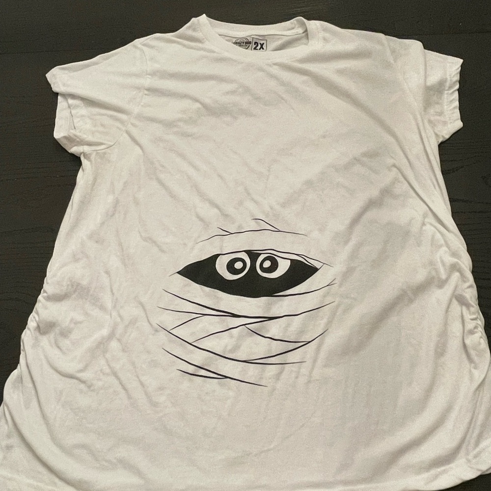 Mummy Mommy T-Shirts White Maternity Tee‎ Size 2X
